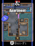 Apartment - scifi/modern map pack w/Fantasy Grounds support - TTRPG Map