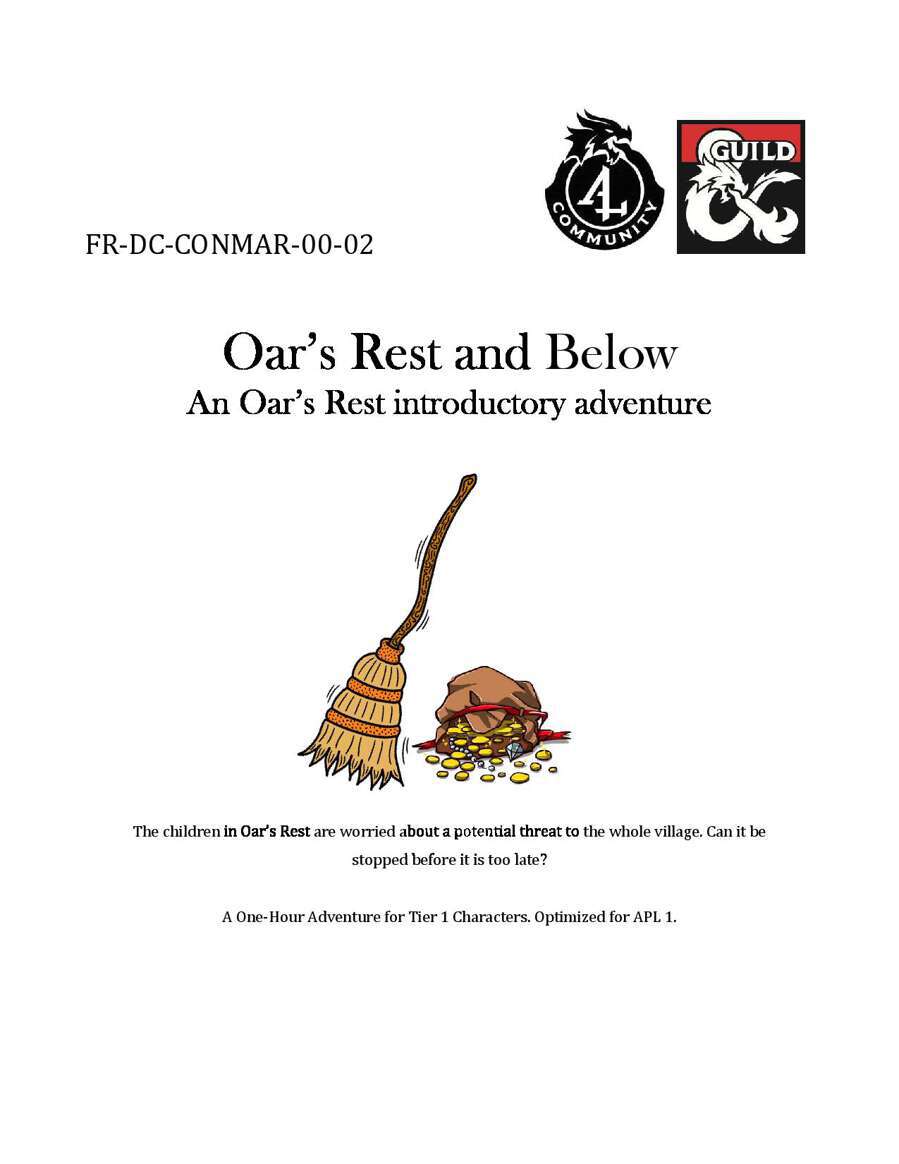 FR-DC-CONMAR-00-02 Oar's Rest and Below