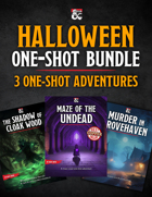 Halloween One-Shot Bundle: Murder Mystery, Maze, Forest [BUNDLE]