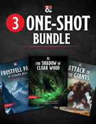3 One-Shot Bundle: Dark Forest, Ice Mountain, Giants [BUNDLE]