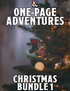 One-page adventures - Christmas Theme 1 [BUNDLE]