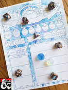 Daggerheart Character Sheet Set - Starlit