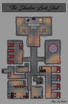 DND D&D Map The Shadow Lock Jail