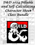 Updating digital download files for D&D 2024 Fillable Self Calulating Character Sheet-CLASS SPECIFIC BUNDLE