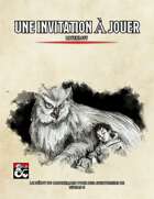 Une Invitation &agrave; Jouer