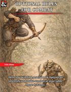 Optional Rules For Combat (5e & 5.5)