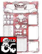 DEUTSCH - D&D 5E - BLUTJAGER - Character Sheets