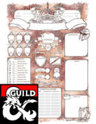 DEUTSCH - D&D 5E - K&Auml;MPFER - Character Sheets