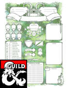 DEUTSCH - D&D 5E - SCHURKE - Character Sheets