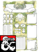 DEUTSCH - D&D 5E - DRUIDE - Character Sheets