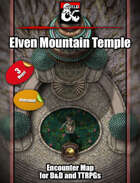 Elven Mountain Temple - animated battle map pack w/Fantasy Grounds support - TTRPG Map