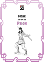 Monk: Way of the Psion