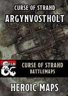 Curse of Strahd: Argynvostholt Battlemap