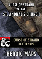Curse of Strahd: Vallaki St Andral's Church Battlemaps