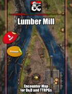 Lumber Mill - animated battle map pack w/Fantasy Grounds support - TTRPG Map