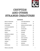 Cryptids and Other Strange Creatures (Homebrew Monsters, 5e, 2024)