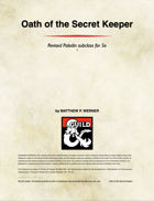 Oath of the Secret Keeper (Revised)