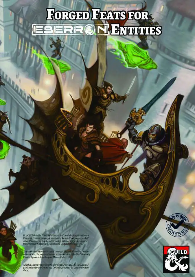 Forged Feats for Eberron Entities - Dungeon Masters Guild