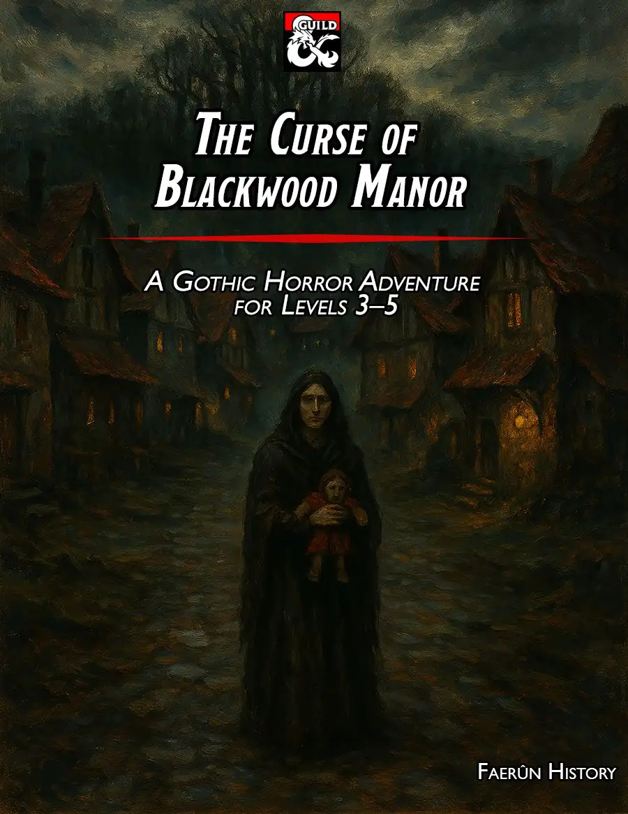 Cover of The Curse of Blackwood Manor