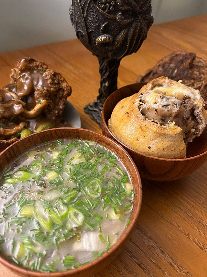 Nutbreads and Turmishan Onion & Chive Soup