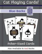 Cat Poker Cards (Blue Back)