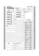 Dungeon Questing Character Sheet