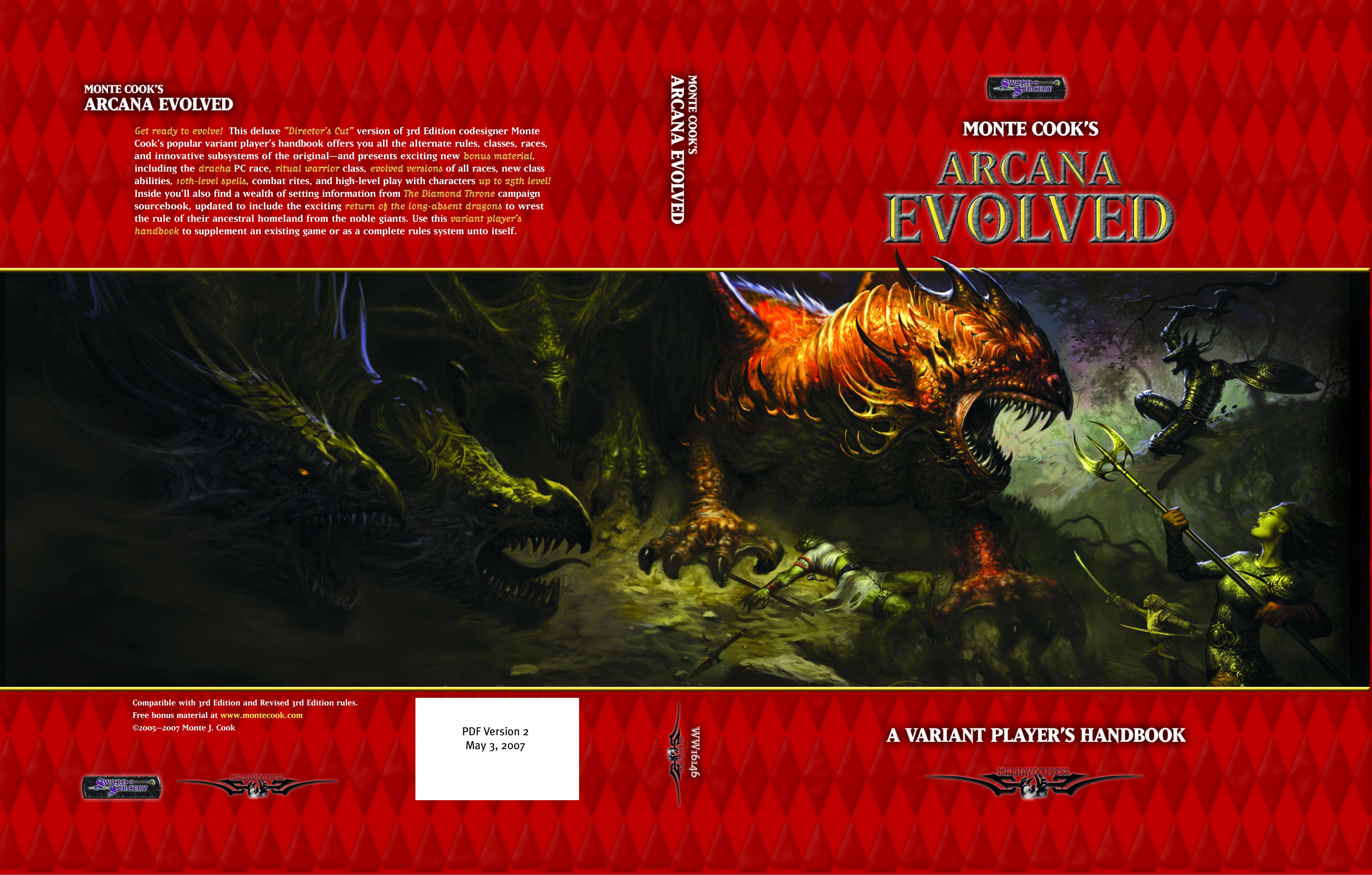 Monte Cook's Arcana Evolved - Malhavoc Press | Arcana Evolved