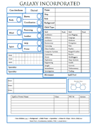Galaxy Incorporated Character Sheet