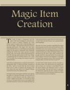 The Black Iron - Creating Magic Items 5th ed