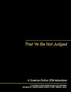 That Ye Be Not Judged