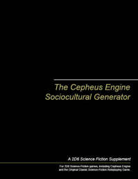The Cepheus Engine Sociocultural Generator