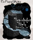 Tira-dados Cascada circular "Hielo"(tabloide) Dice roller Circular cascade "ICE"