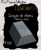 Lingote de platino / Platinum ingot (tabloide)