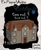 Casa mod. 3 / House mod. 3 (carta)