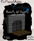 Rastrillo del castillo / Castle porticullis (Carta)