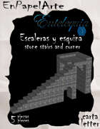 Escaleras y esquina del castillo / castle stairs and corner (Carta)