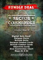 Sector Commander: WW2 (w/digital rule book) [BUNDLE]