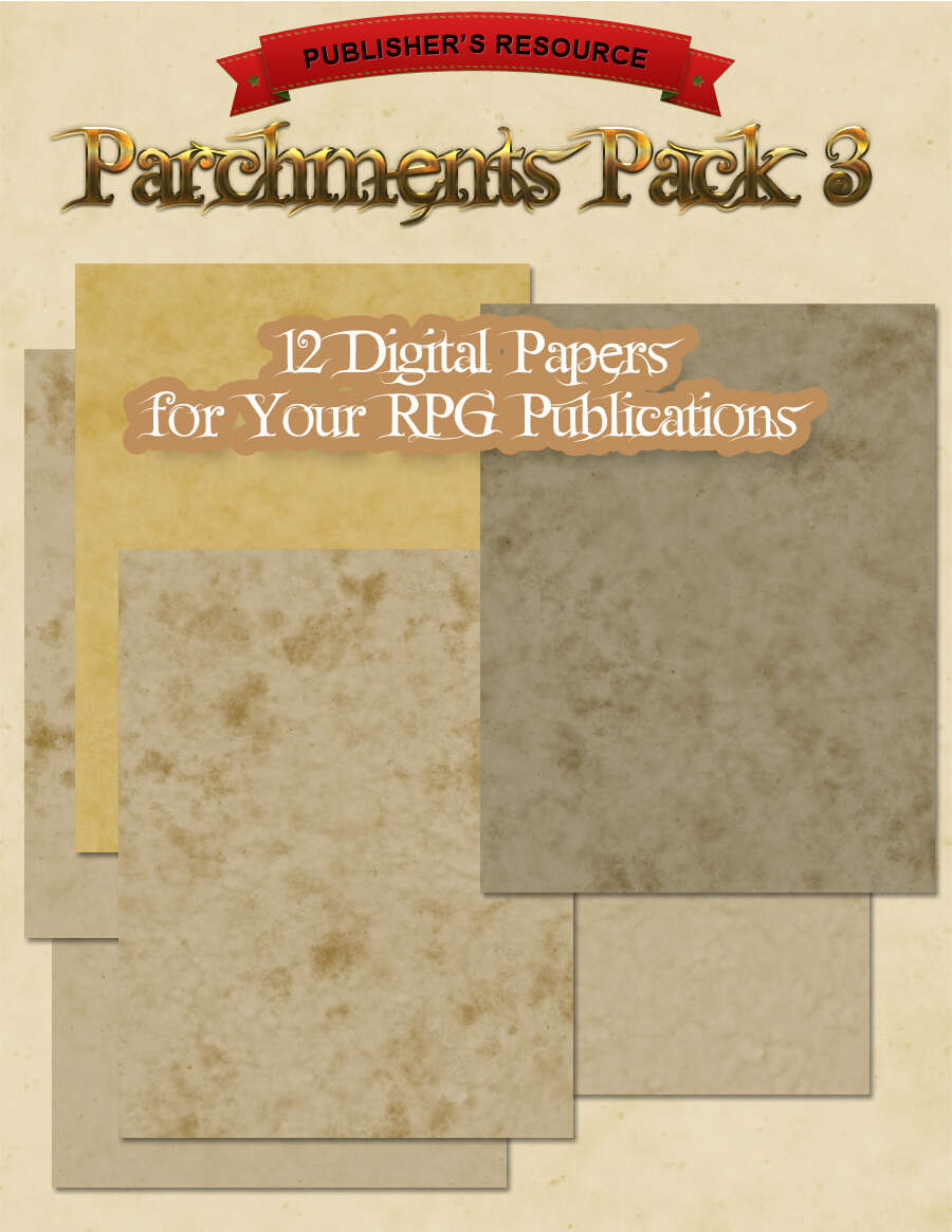 Parchment Gui Kit Parchments Pack 3 - Sqeezi Games | DriveThruRPG