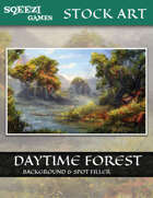 Stock Art Background: Daytime Forest #1