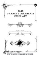Page Frames & Ornaments Stock Art
