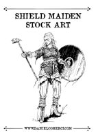 Shield Maiden Stock Art