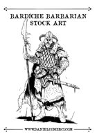 Bardiche Barbarian Stock Art