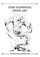 Fire Elemental Stock Art