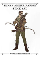 Human Archer Ranger Stock Art