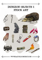 Dungeon Objects 1 Stock Art