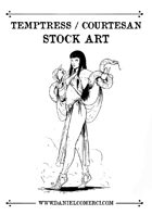 Temptress Courtesan Stock Art