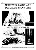 Mountain Caves and Dungeons Bundle Stock Art