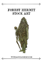 Forest Hermit Stock Art