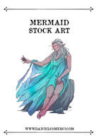 Fantasy Mermaid Water Spirit Stock Art