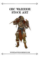 Orc Savage Warrior Stock Art